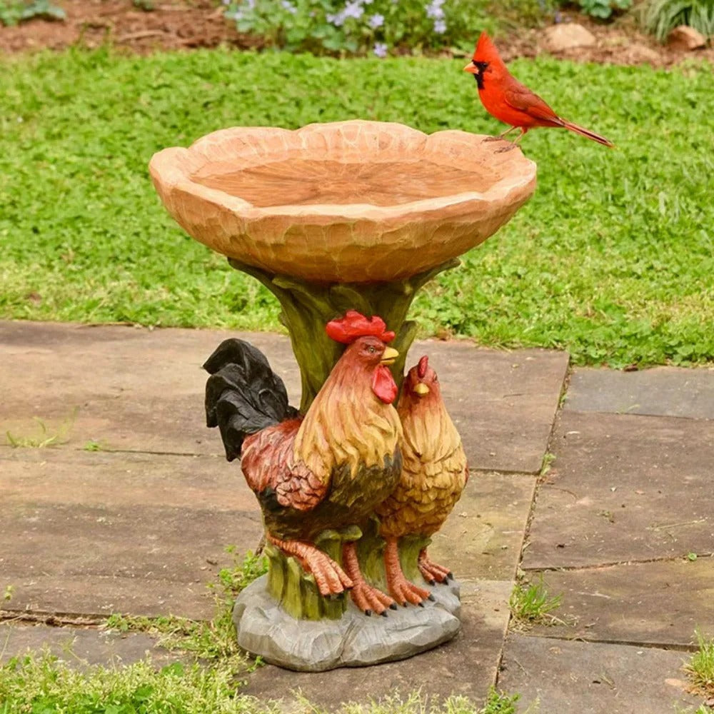 Cute Animal Wooden Bird Feeder - Decorative Outdoor Hanging Bird House TARHUS