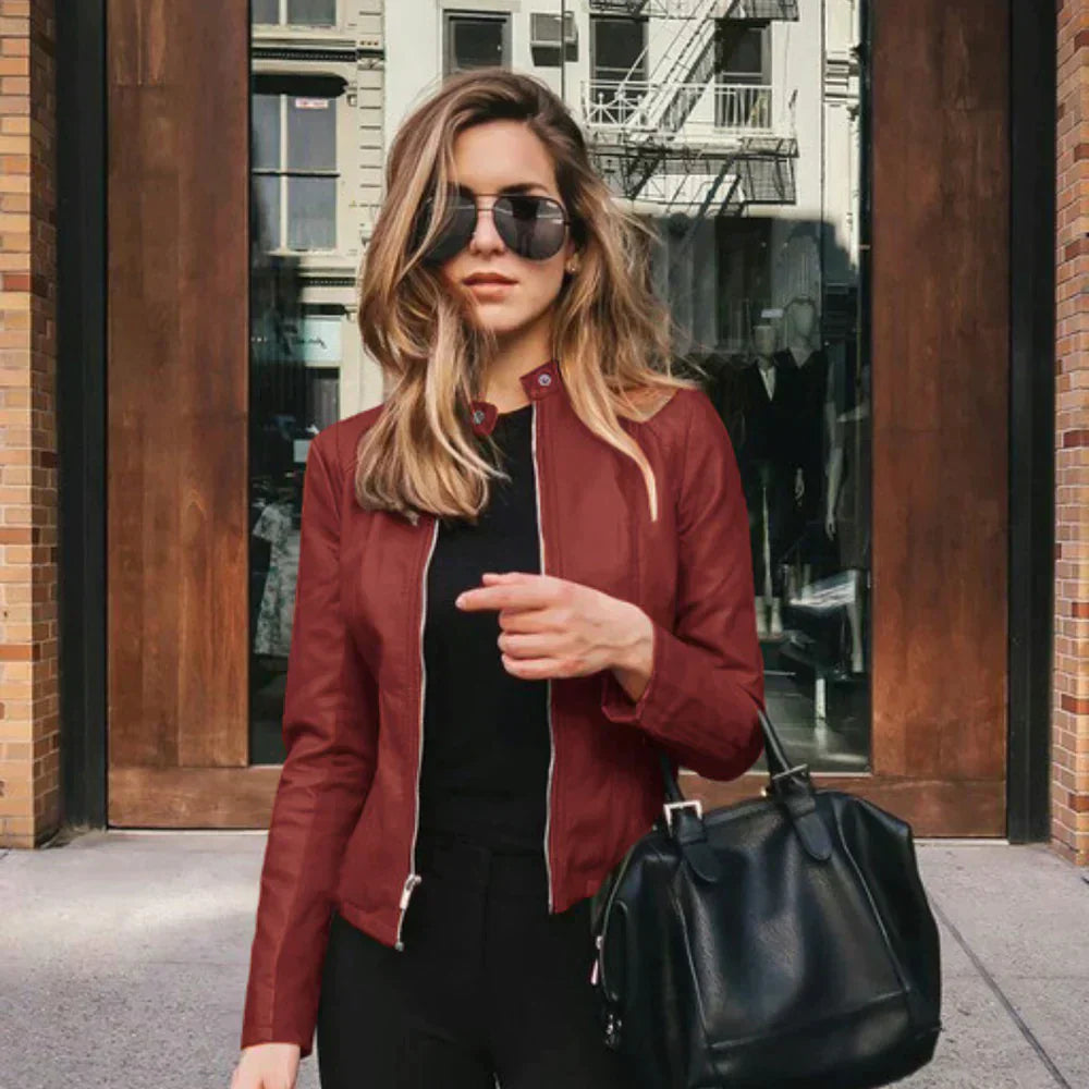 Charlotte - Italian Leather Jacket TARHUS
