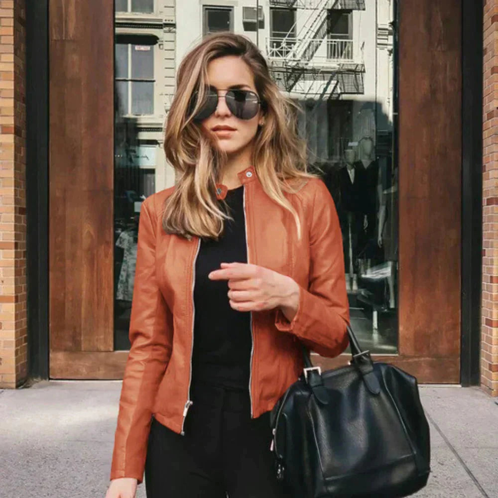 Charlotte - Italian Leather Jacket TARHUS