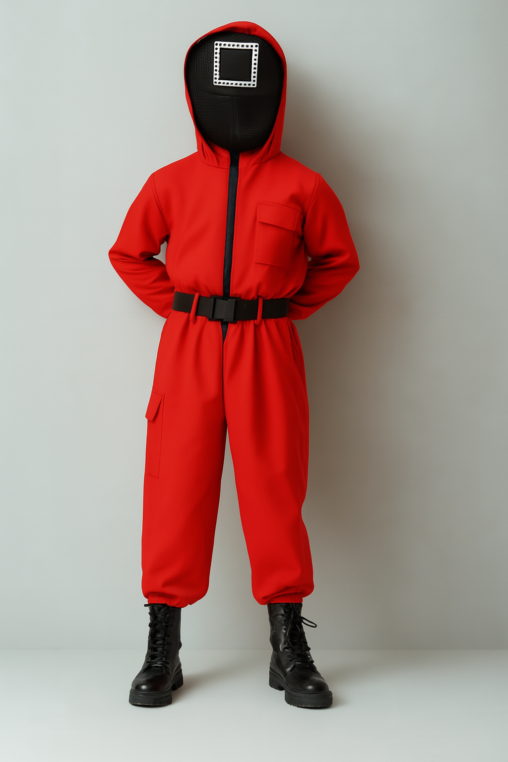 Kids Game Costume Scary Halloween Jumpsuit | Cosplay Mask Guard TARHUS Halloween Costume