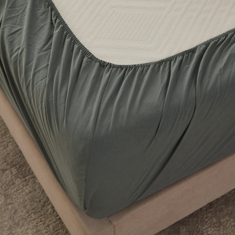 4-Piece Ultra-Soft Organic Softwash Cotton Bed Sheet Set TARHUS Sheet Set