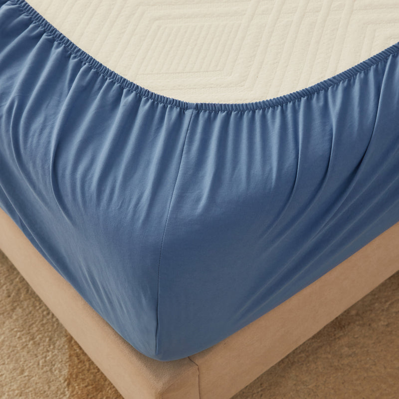 4-Piece Ultra-Soft Organic Softwash Cotton Bed Sheet Set TARHUS Sheet Set