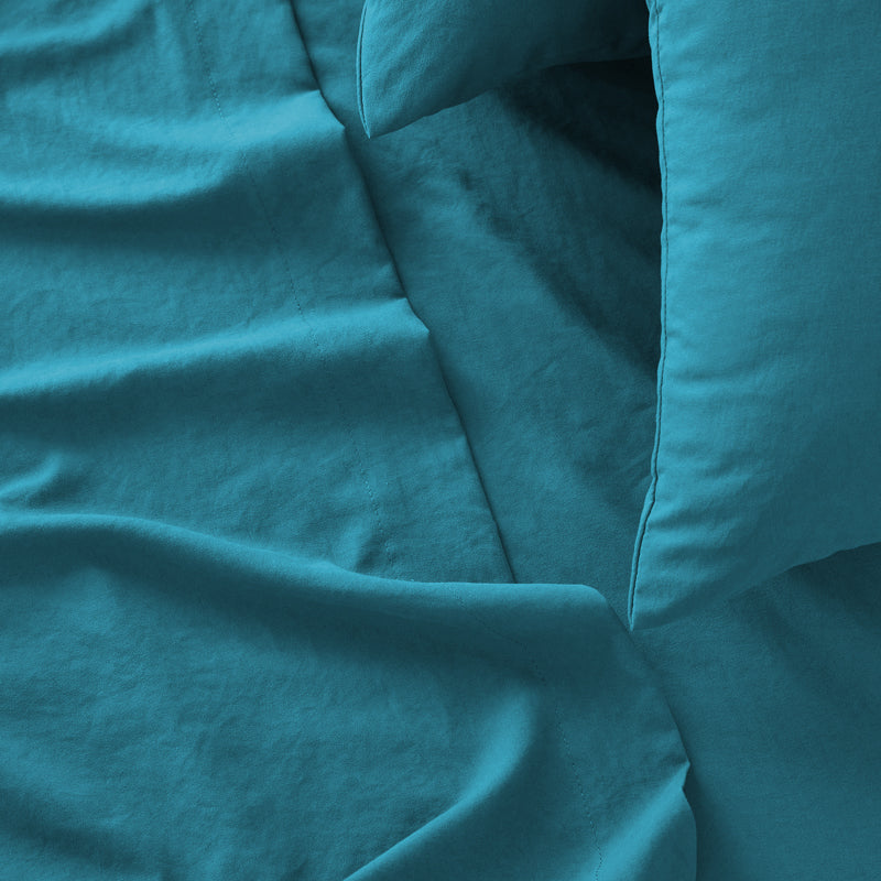 4-Piece Ultra-Soft Organic Softwash Cotton Bed Sheet Set TARHUS Sheet Set