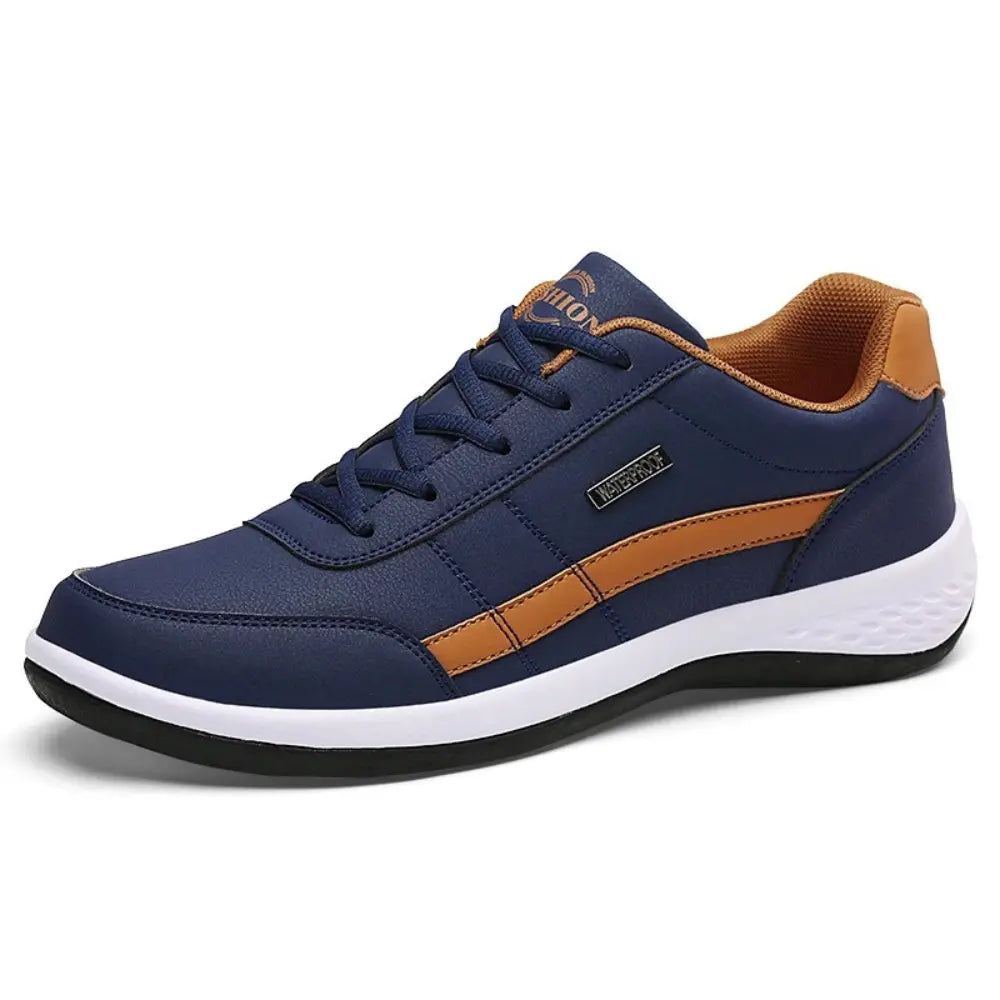 Renzo – Orthopedic Leather Sneakers for men - TARHUS