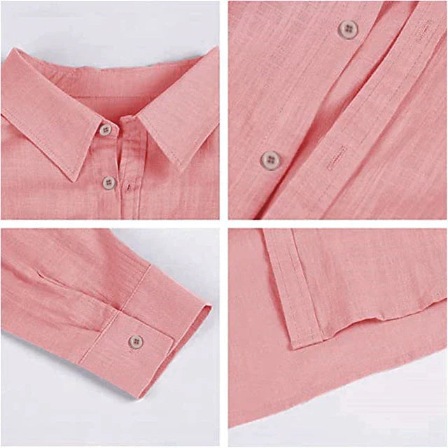 Zander | Leinenhemd Baumwoll-Leinen-Mischung, Lässig für Sommer TARHUS Shirt