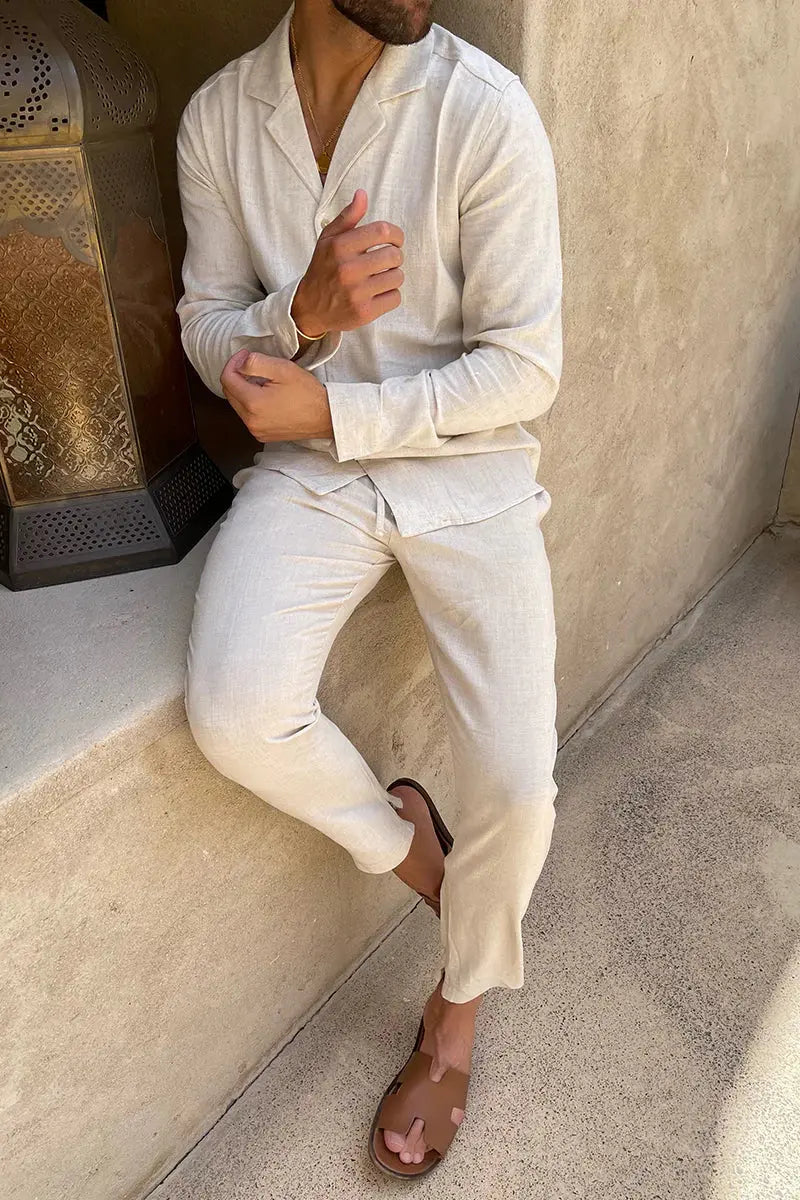 Calvin - Linen men's set - TARHUS