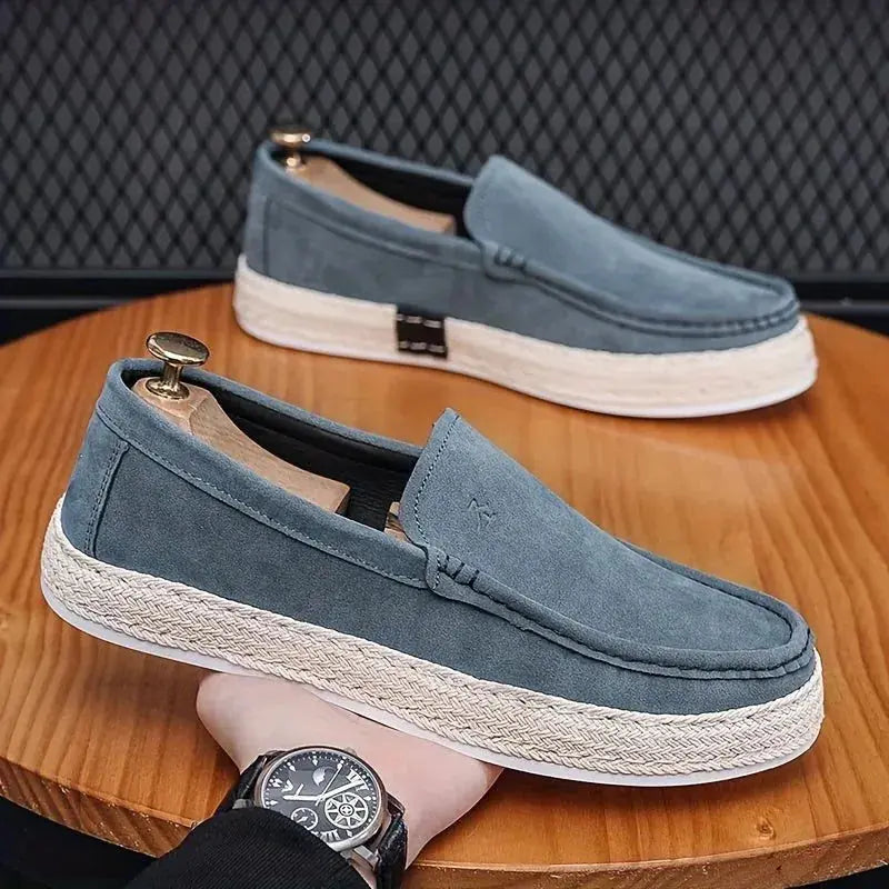 Sebastian | Men's Slip-On Espadrilles with Woven Sole TARHUS Clothing & Accessories