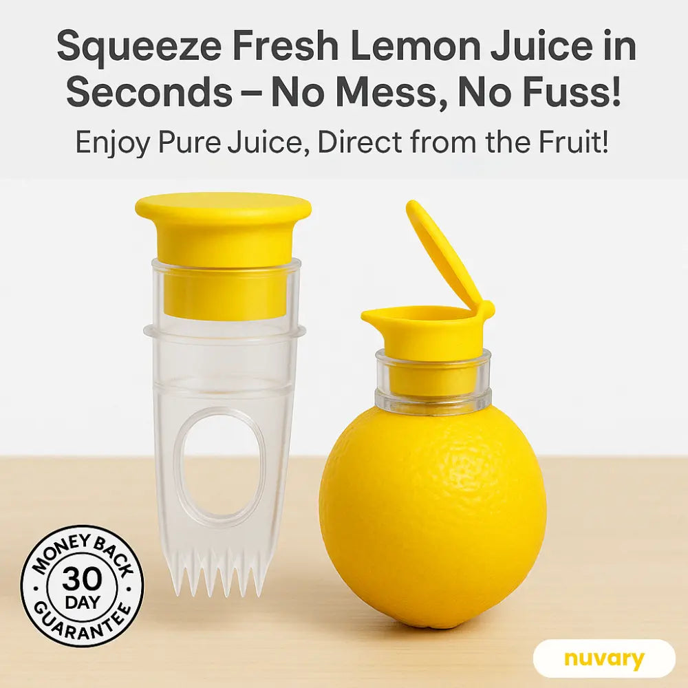 2x Multi-Purpose Screw Top Lemon Squeezer - TARHUS