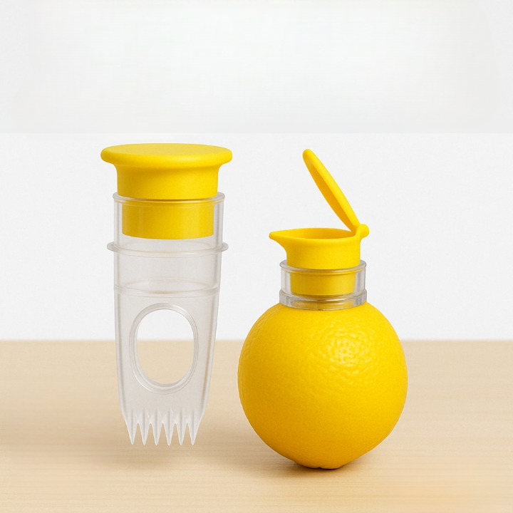 2x Multi-Purpose Screw Top Lemon Squeezer - TARHUS