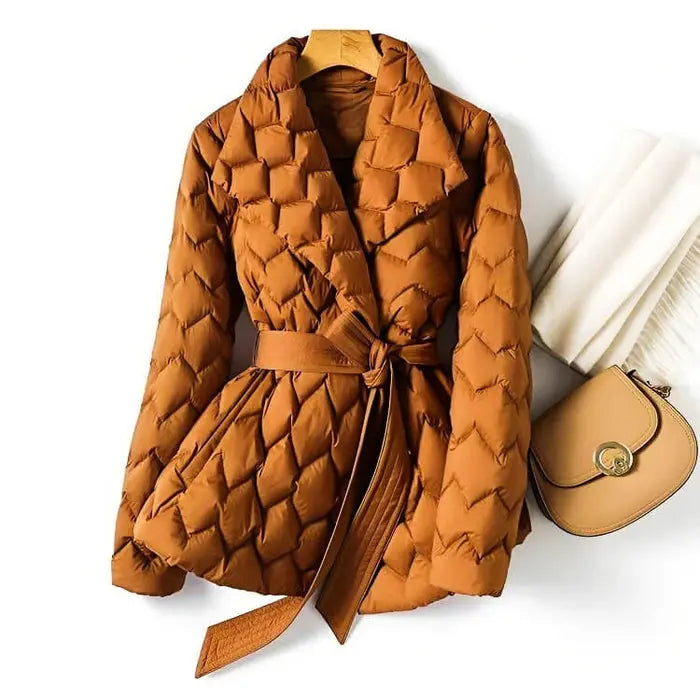 Hazel - Stylish Quilted Down Coat for Women - TARHUS
