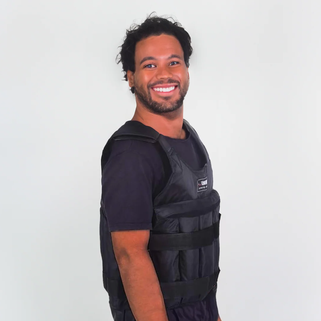 110 lb / 50 kg Adjustable Weighted Vest – Heavy-Duty Workout Vest for Strength Training, CrossFit - TARHUS