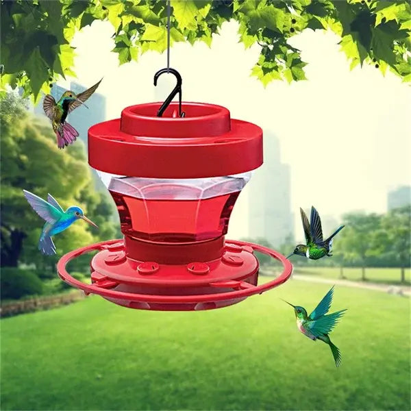 Bee-Proof Hanging Hummingbird Feeder with Perch – Leak-Free Design, Ant Guard, Easy-Clean Reservoir - TARHUS