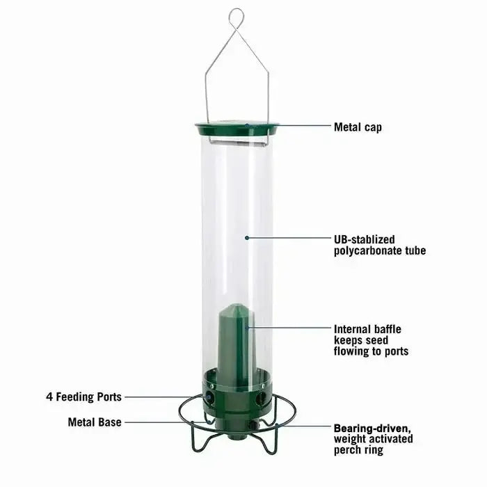Squirrel-Proof Bird Feeder – Weather-Resistant Hanging Feeder - TARHUS