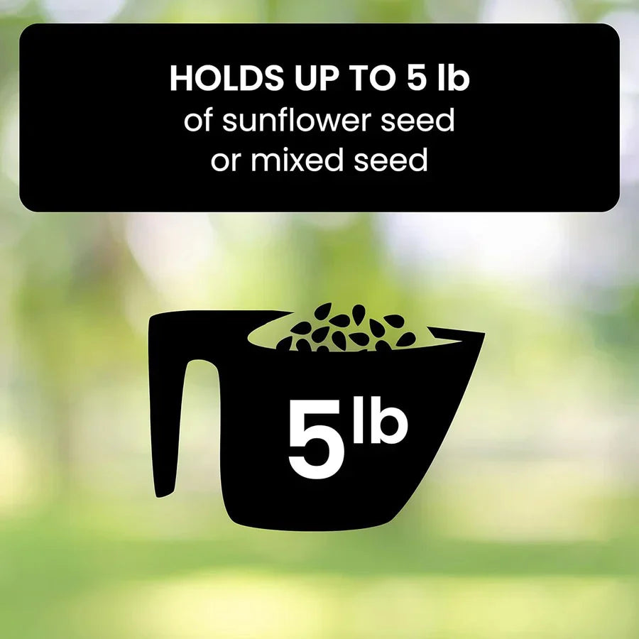 Squirrel-Proof Bird Feeder – Weather-Resistant Hanging Feeder - TARHUS