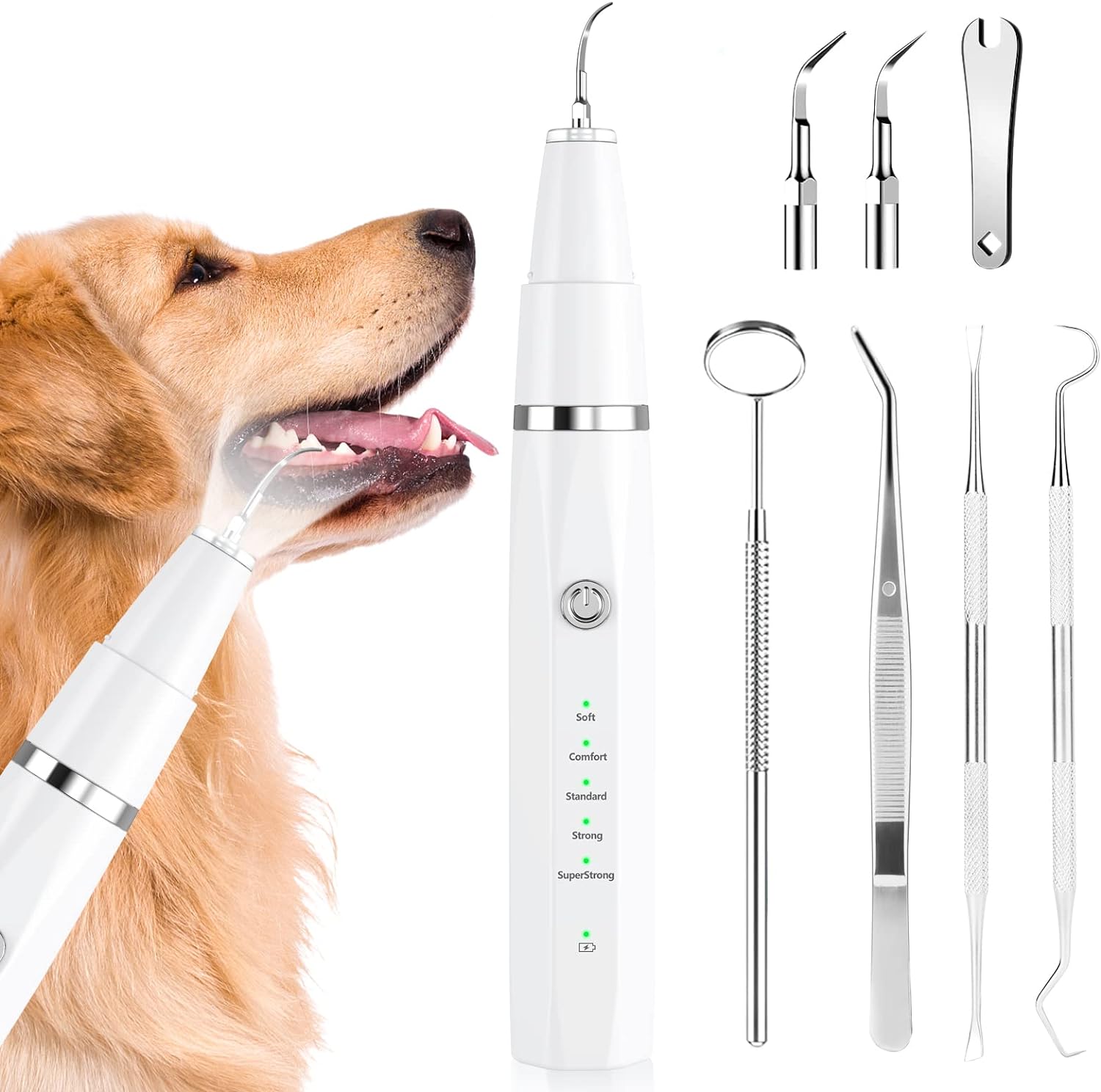 Dog & Cat Ultrasonic Tartar Remover Tooth Cleaner
