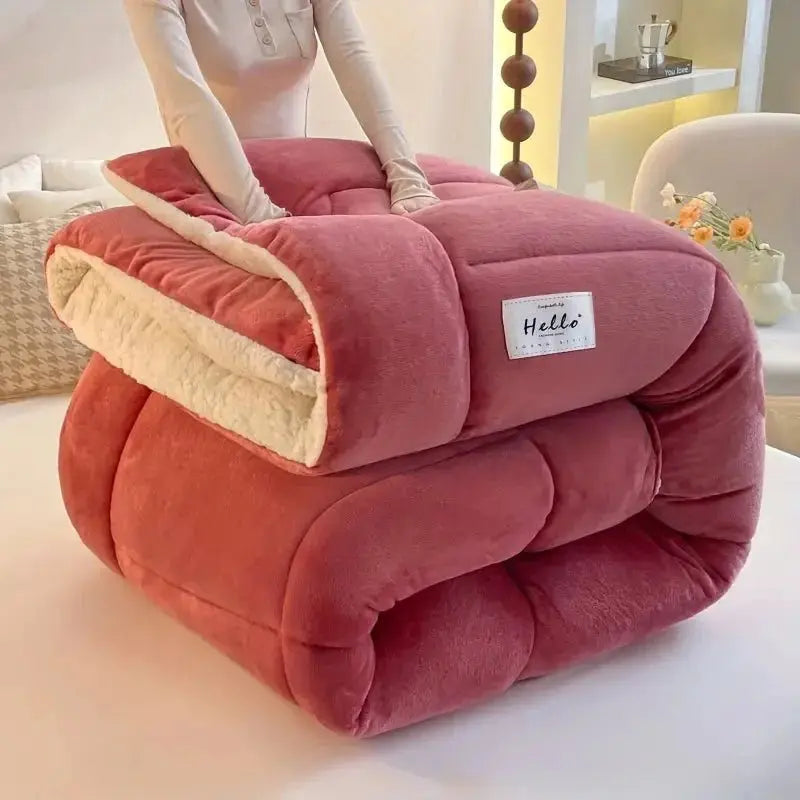 Luxury Calming Sherpa Doona - Comfort Blanket - TARHUS