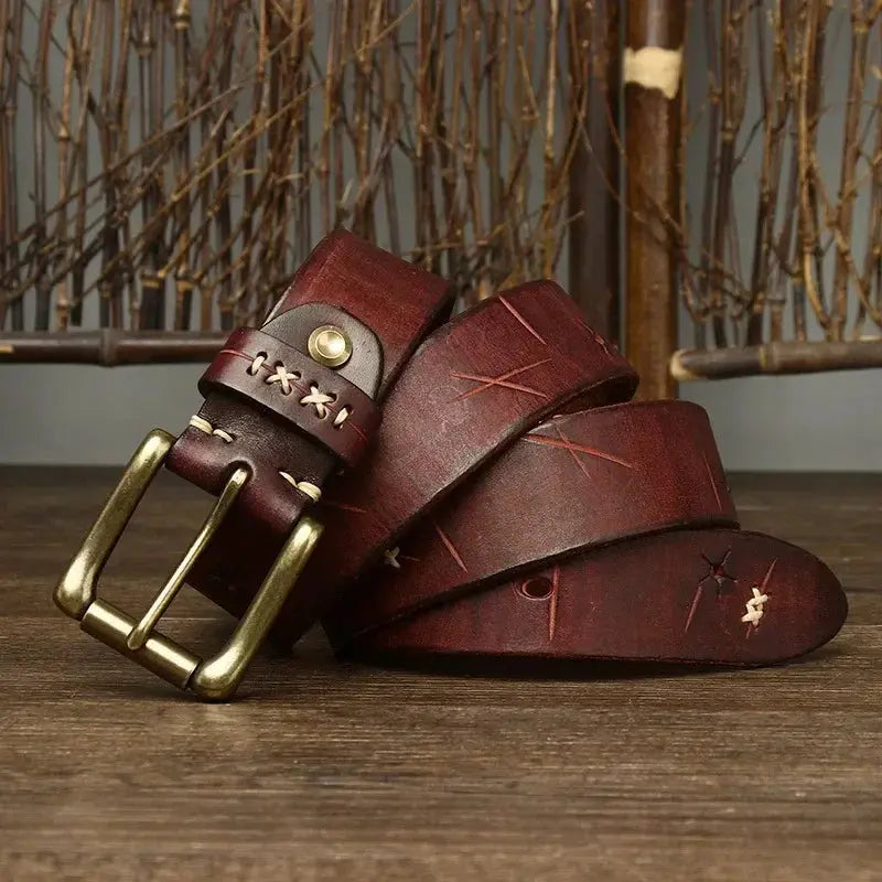 Atlas Buffalo Leather Belt - TARHUS