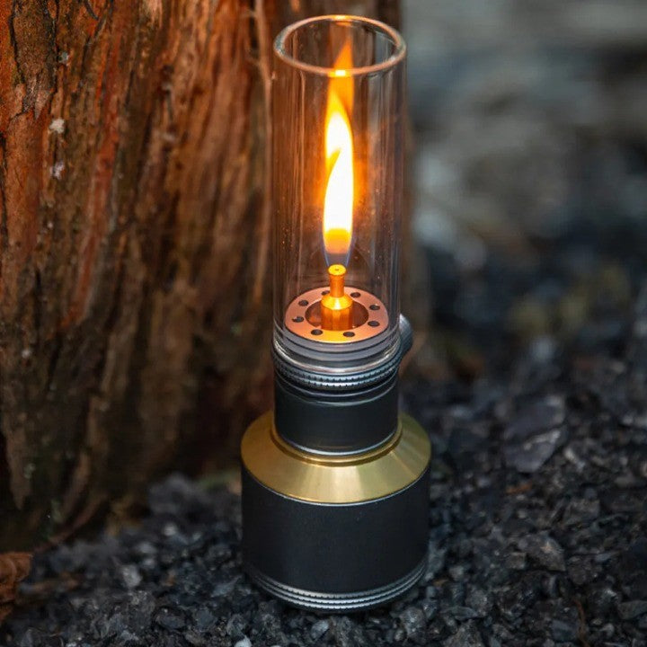 Mountain Peak | Campsite Lamp – Portable Butane Camping Lantern with Durable Alloy Build TARHUS Lamps
