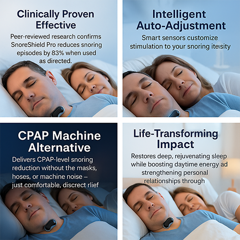 SnoreShield Pro Snoring Device – Gentle, Breathable Sleep Support