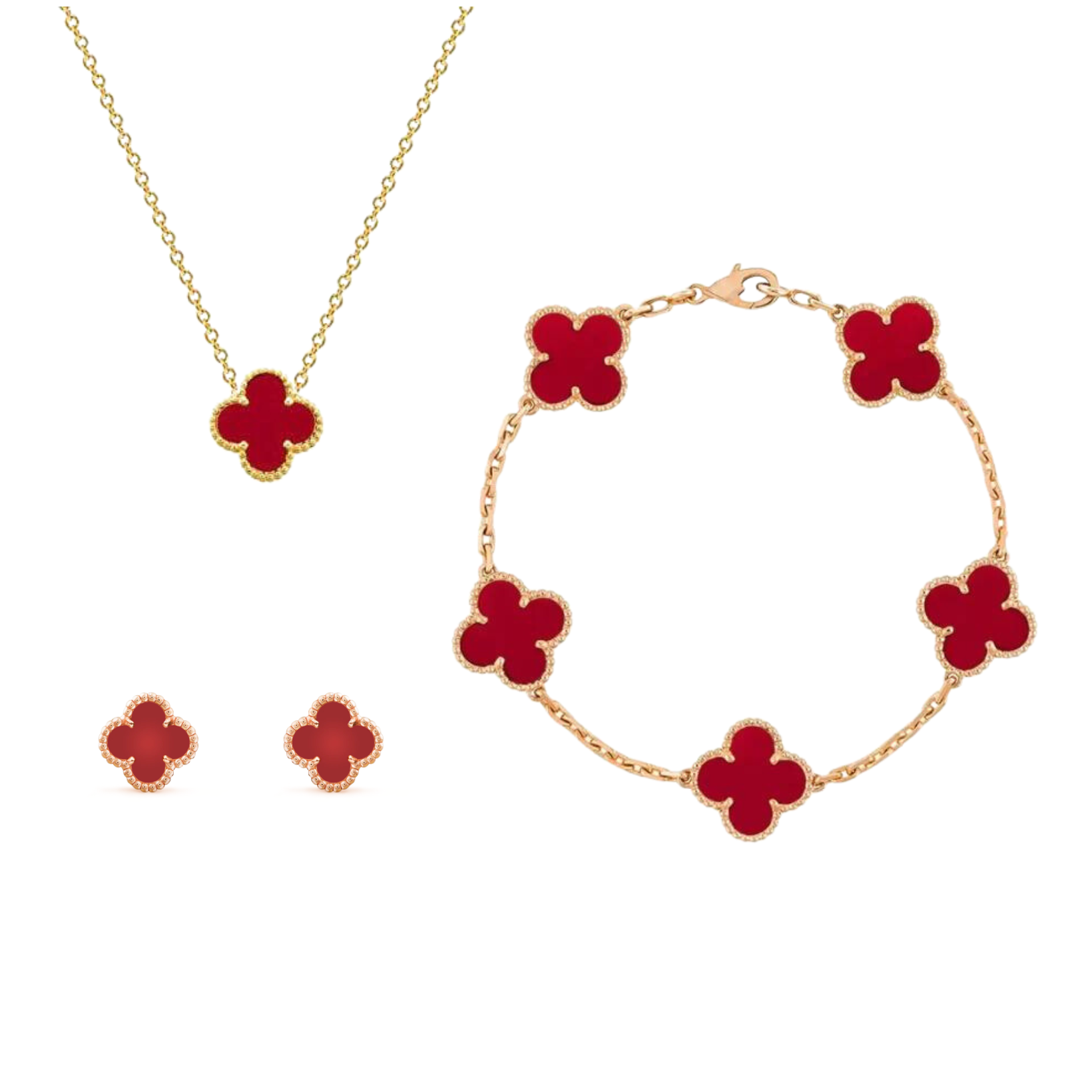 Stella four-leaf clover bracelet 3-IN-1 Set - TARHUS