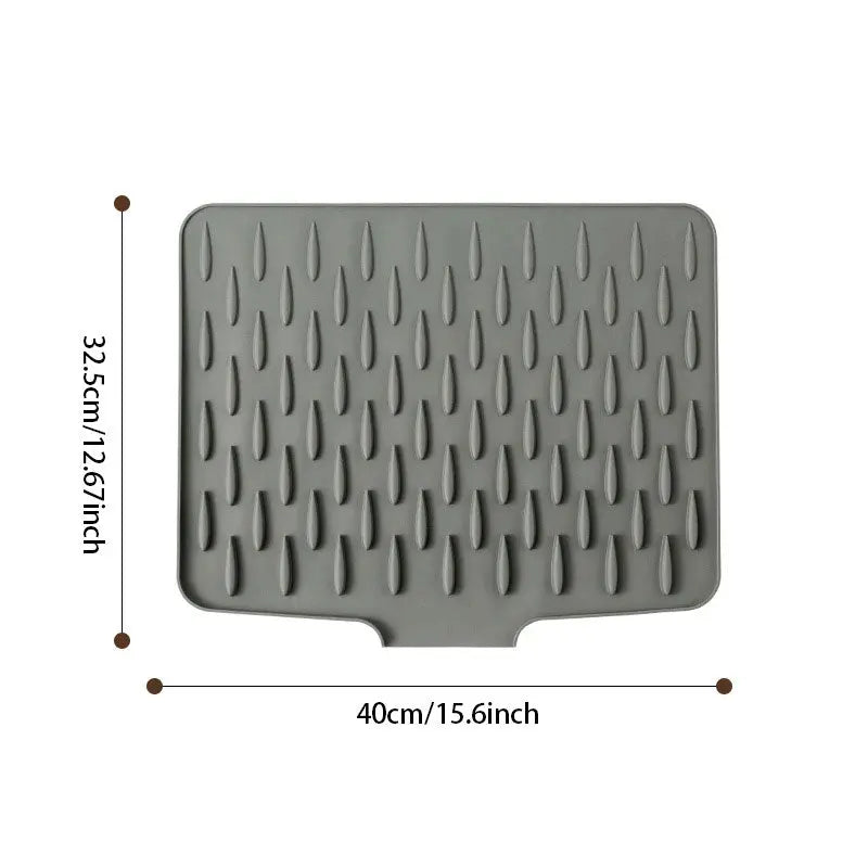 Sloped Silicone Draining Mat – Heat-Proof & Non-Slip - TARHUS