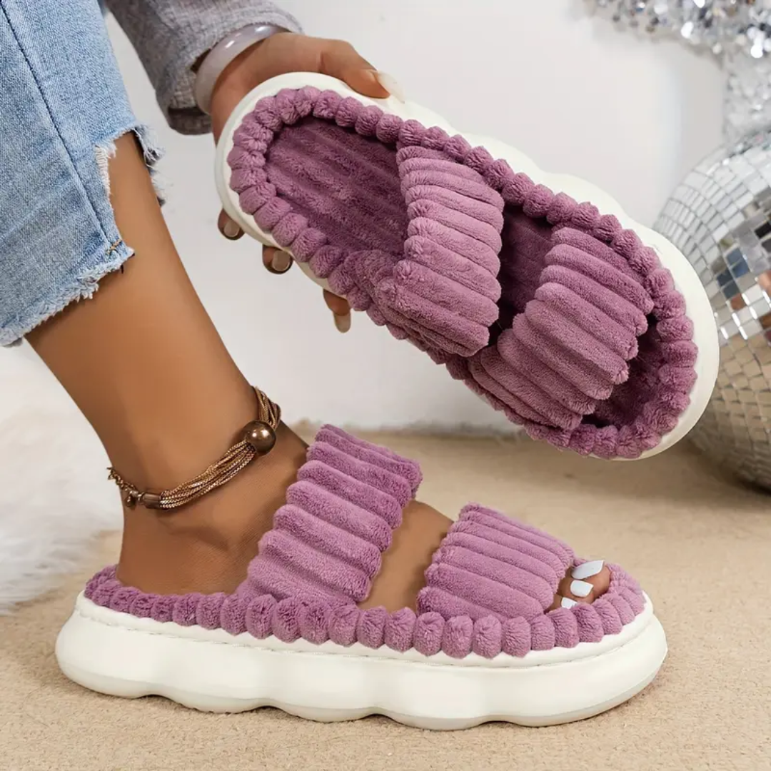 Puffy Cloud Slides for Women – Lightweight, Ergonomic Comfort Sandals - TARHUS