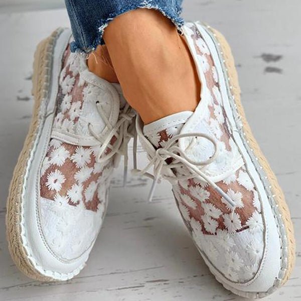 Orthopedisch Stijlvolle luchtige schoen met bloemendessin - Arabella TARHUS Sneakers
