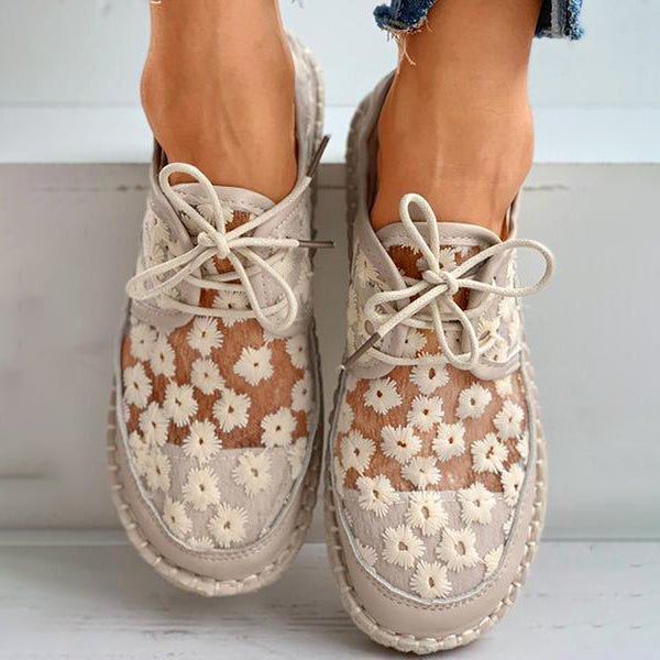 Orthopedisch Stijlvolle luchtige schoen met bloemendessin - Arabella TARHUS Sneakers
