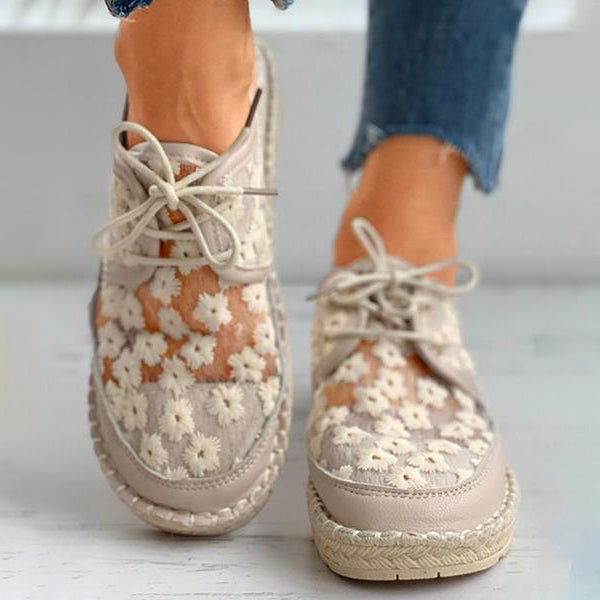 Orthopedisch Stijlvolle luchtige schoen met bloemendessin - Arabella TARHUS Sneakers