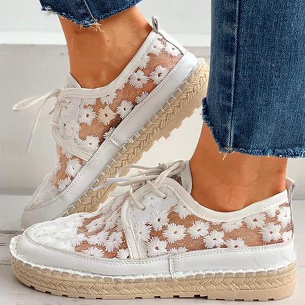 Orthopedisch Stijlvolle luchtige schoen met bloemendessin - Arabella TARHUS Sneakers