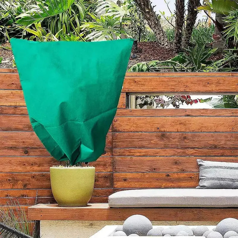 Plant Thickened Drawstring Bag Freeze Protection Covers - TARHUS