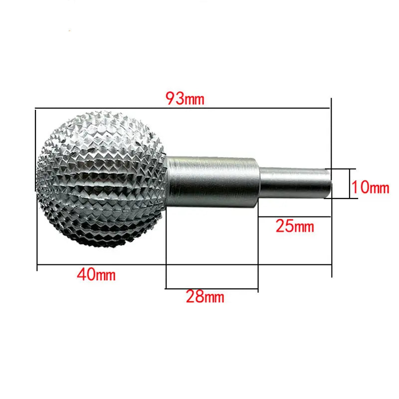 Burr Ball Carbon Steel Grinder Bit for Woodworking - TARHUS