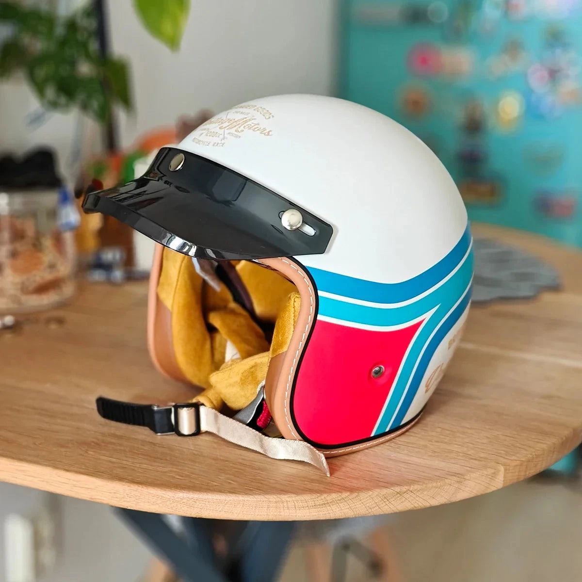 The Street King | Vintage Open Face Helmet – DOT & ECE Approved TARHUS