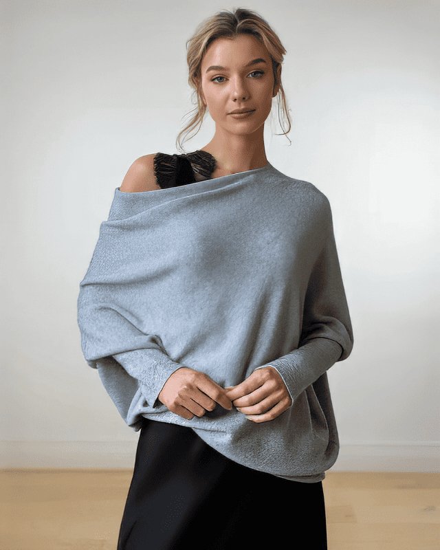 Unique Chic: Asymmetrical Pullover - nubuso