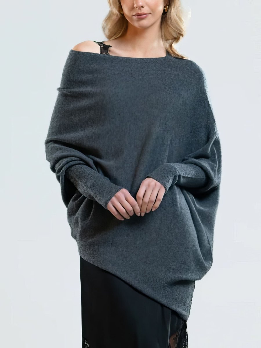 Unique Chic: Asymmetrical Pullover - nubuso