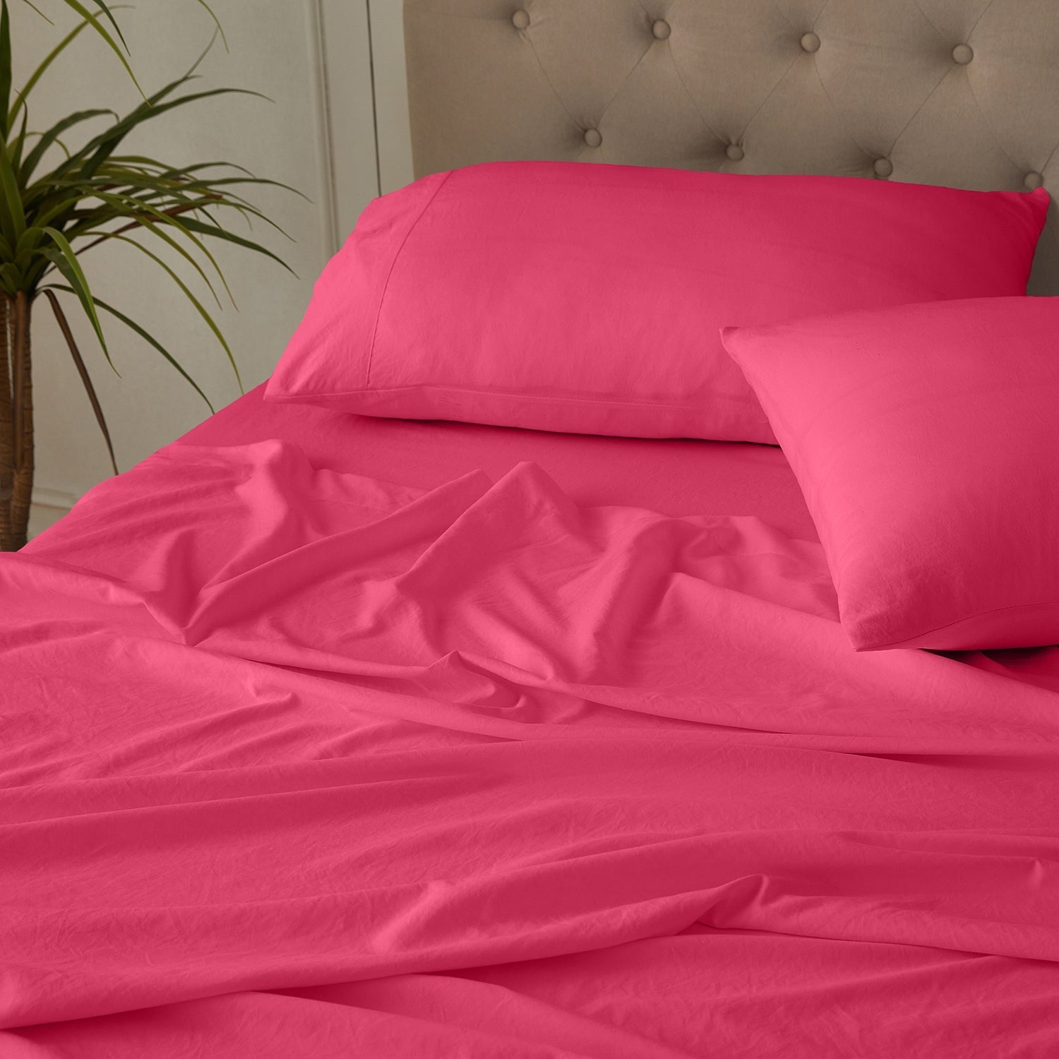 4-Piece Ultra-Soft Organic Softwash Cotton Bed Sheet Set TARHUS Sheet Set