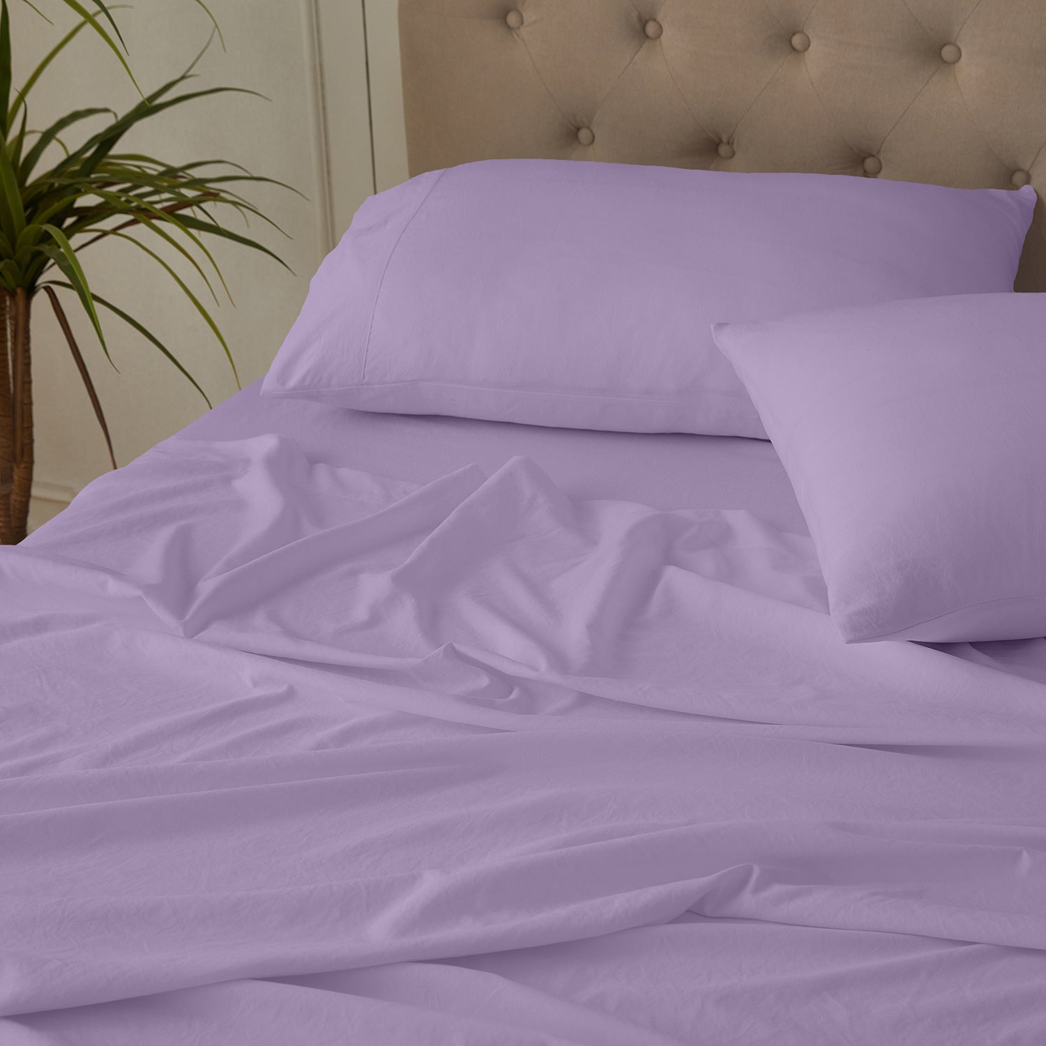 4-Piece Ultra-Soft Organic Softwash Cotton Bed Sheet Set TARHUS Sheet Set
