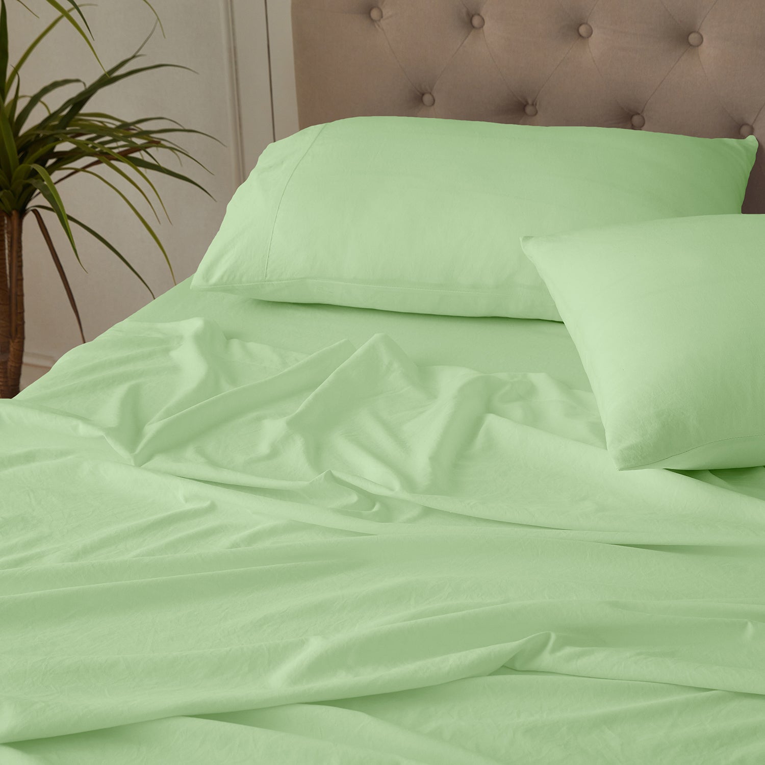 4-Piece Ultra-Soft Organic Softwash Cotton Bed Sheet Set TARHUS Sheet Set