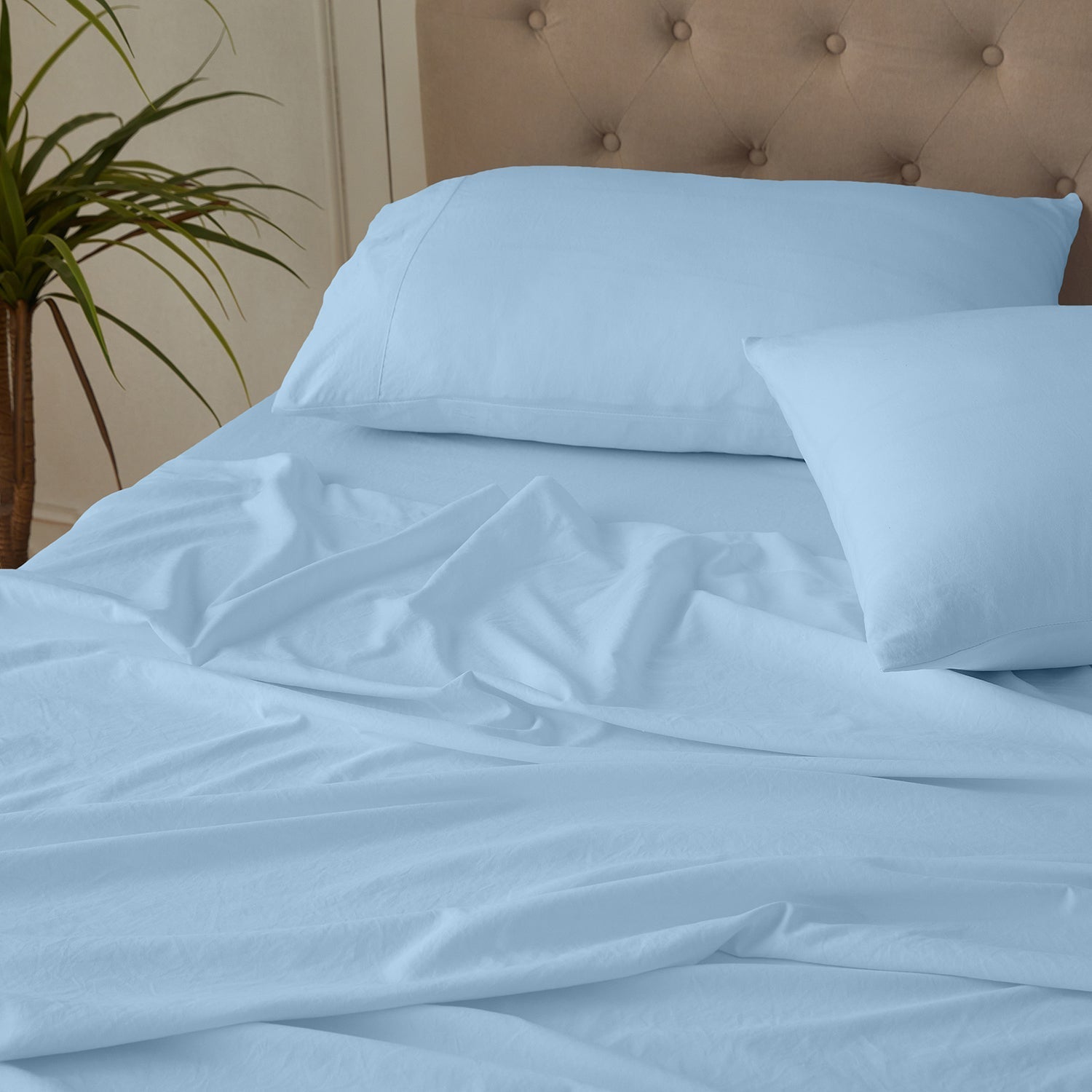 4-Piece Ultra-Soft Organic Softwash Cotton Bed Sheet Set TARHUS Sheet Set