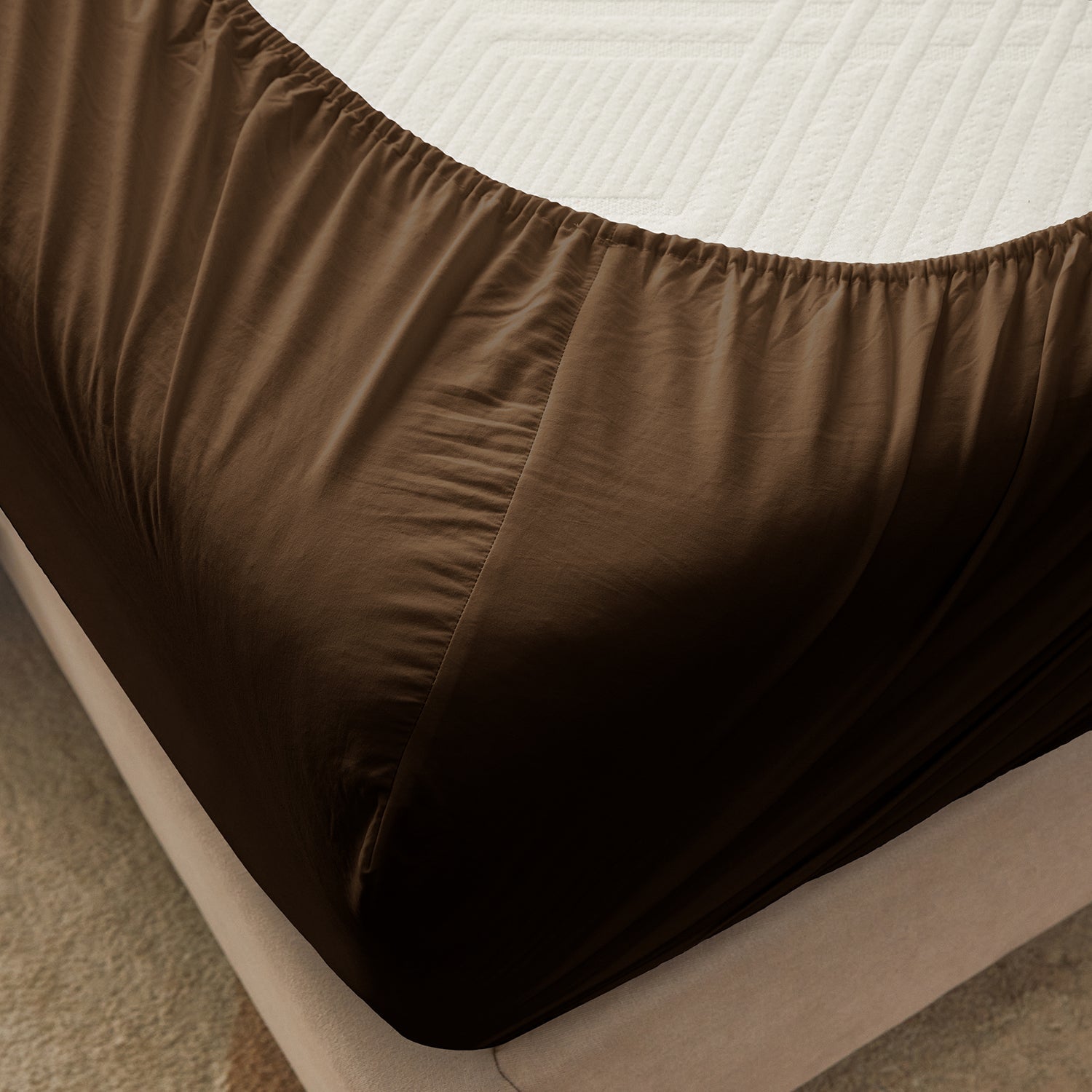 4-Piece Ultra-Soft Organic Softwash Cotton Bed Sheet Set TARHUS Sheet Set