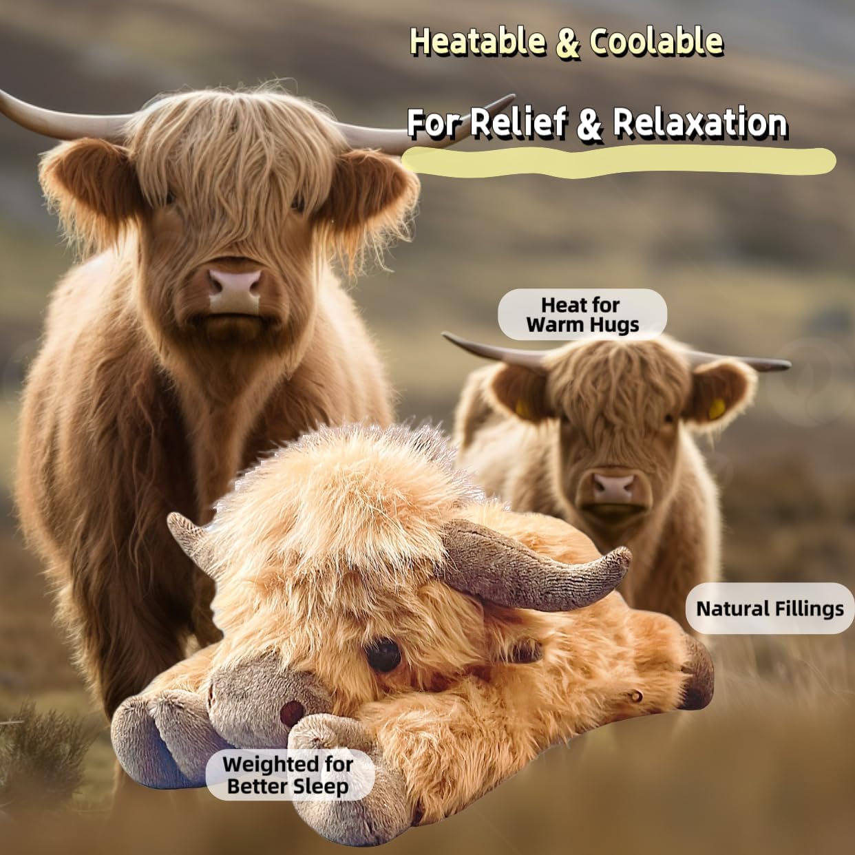 Highland Cow Plush TARHUS