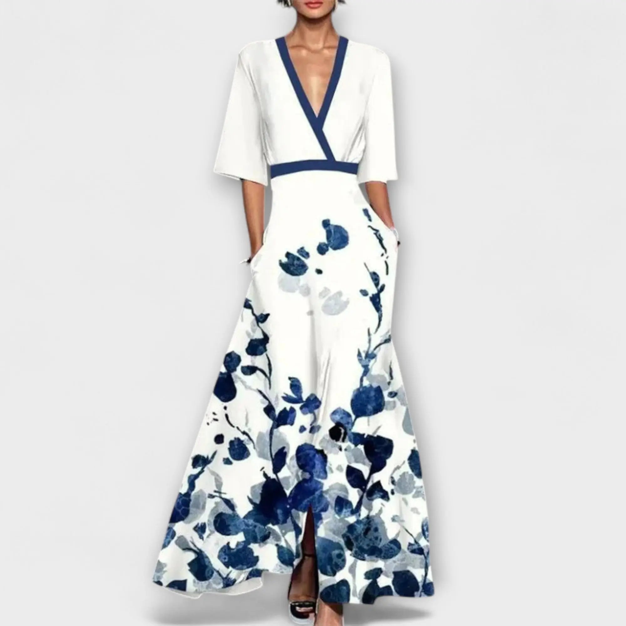 Alma - Elegant Sleeve Design Women's Dress - TARHUS