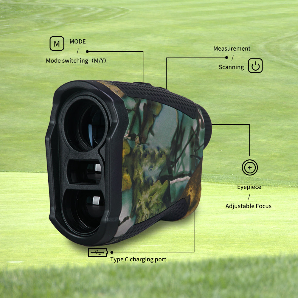 300m Laser Range Finder – High-Precision Hunting Rangefinder for Archery, Shooting & Outdoor Sports - TARHUS