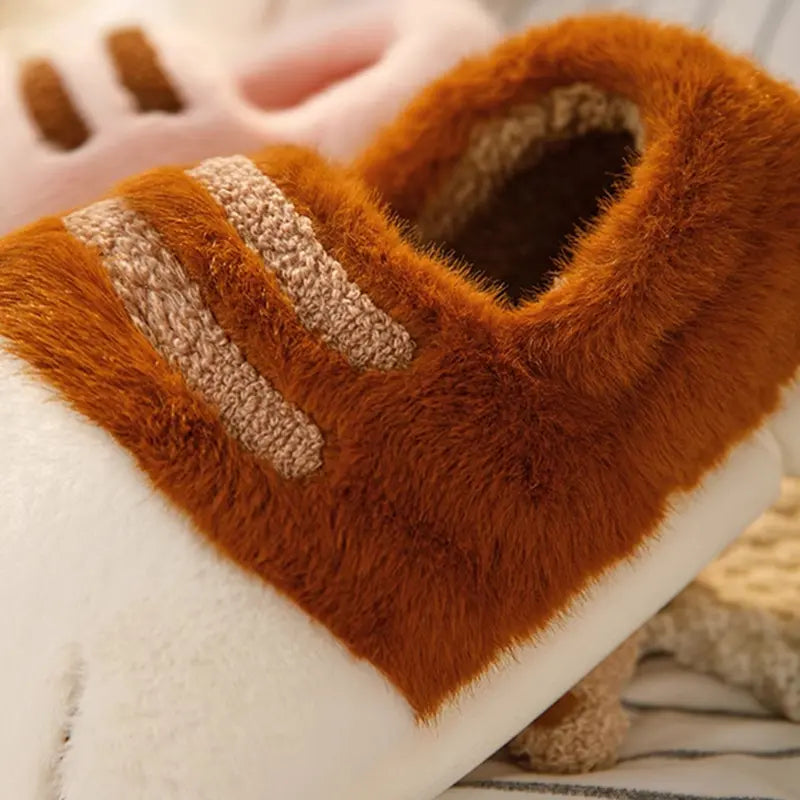 Cat Paw Slippers – Ultra-Soft Plush Animal Paw Slippers for Women & Men - TARHUS