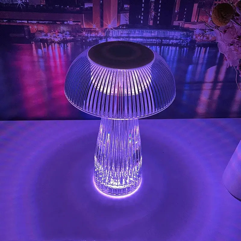 Crystal Mushroom Lamp – Elegant LED Night Light for Bedroom & Home Decor Tarhus