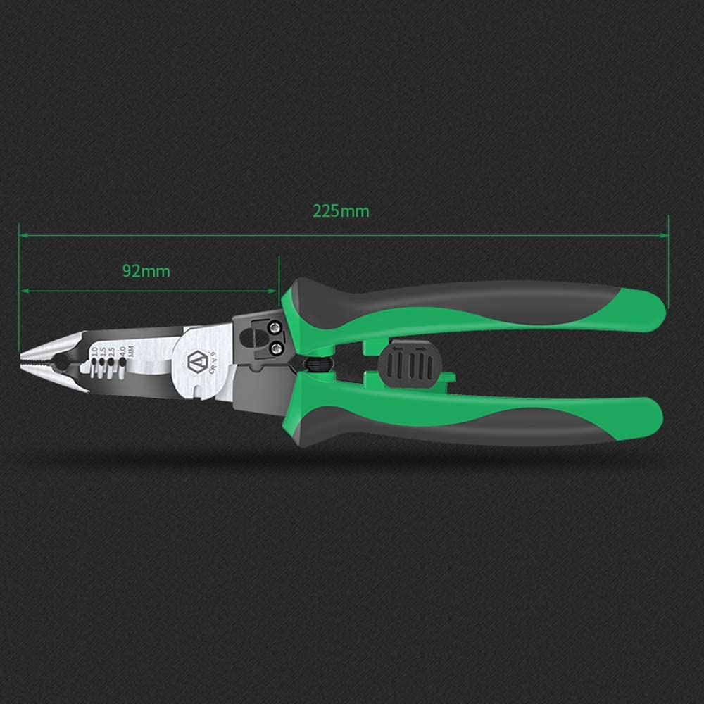 Professional Electrician’s 9-in-1 Cutting & Stripping Pliers – Multi-Tool