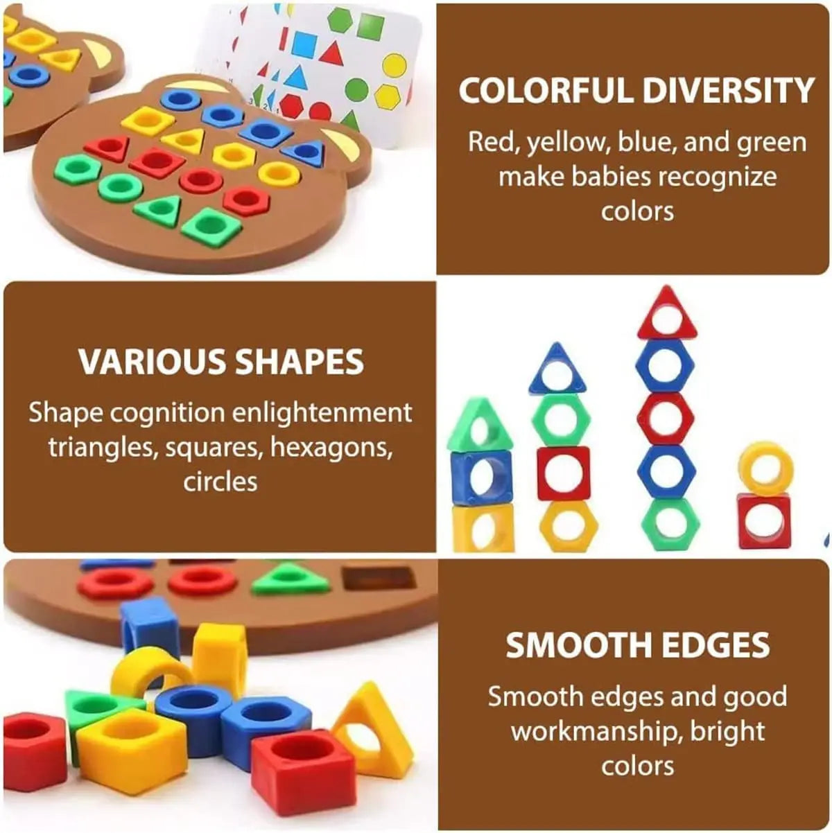 MatchMaster Shape Matching Toy – Educational Puzzle for Toddlers