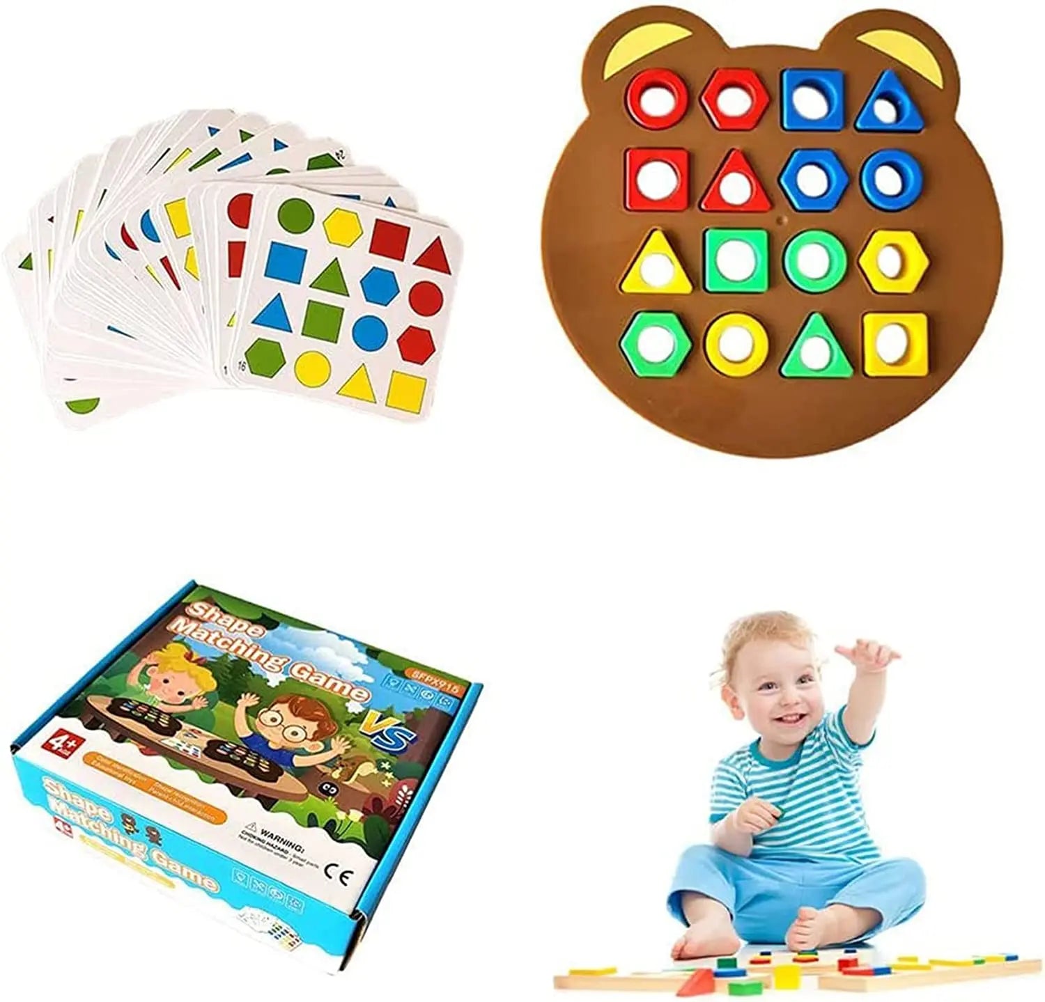 MatchMaster Shape Matching Toy – Educational Puzzle for Toddlers Tarhus