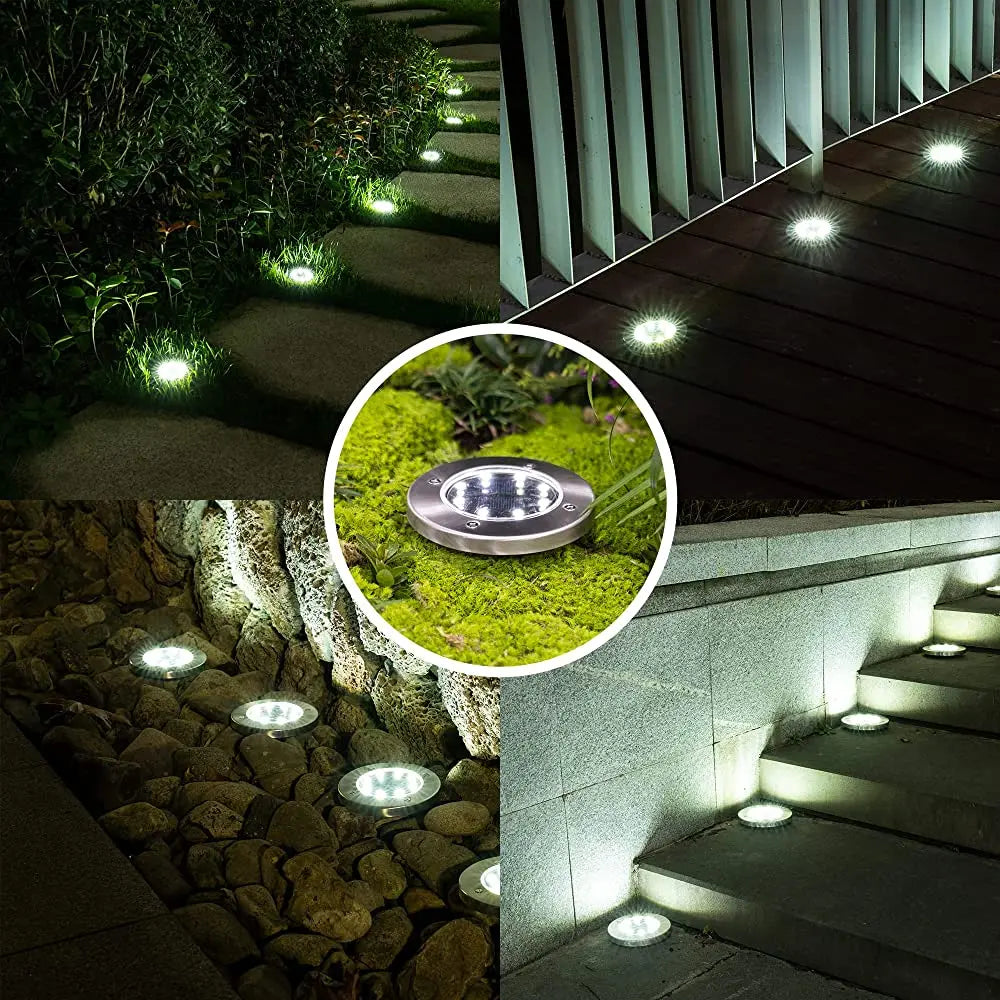 GardenBrite Solar Garden Lights – LED Outdoor Lighting for Pathways & Yards - TARHUS