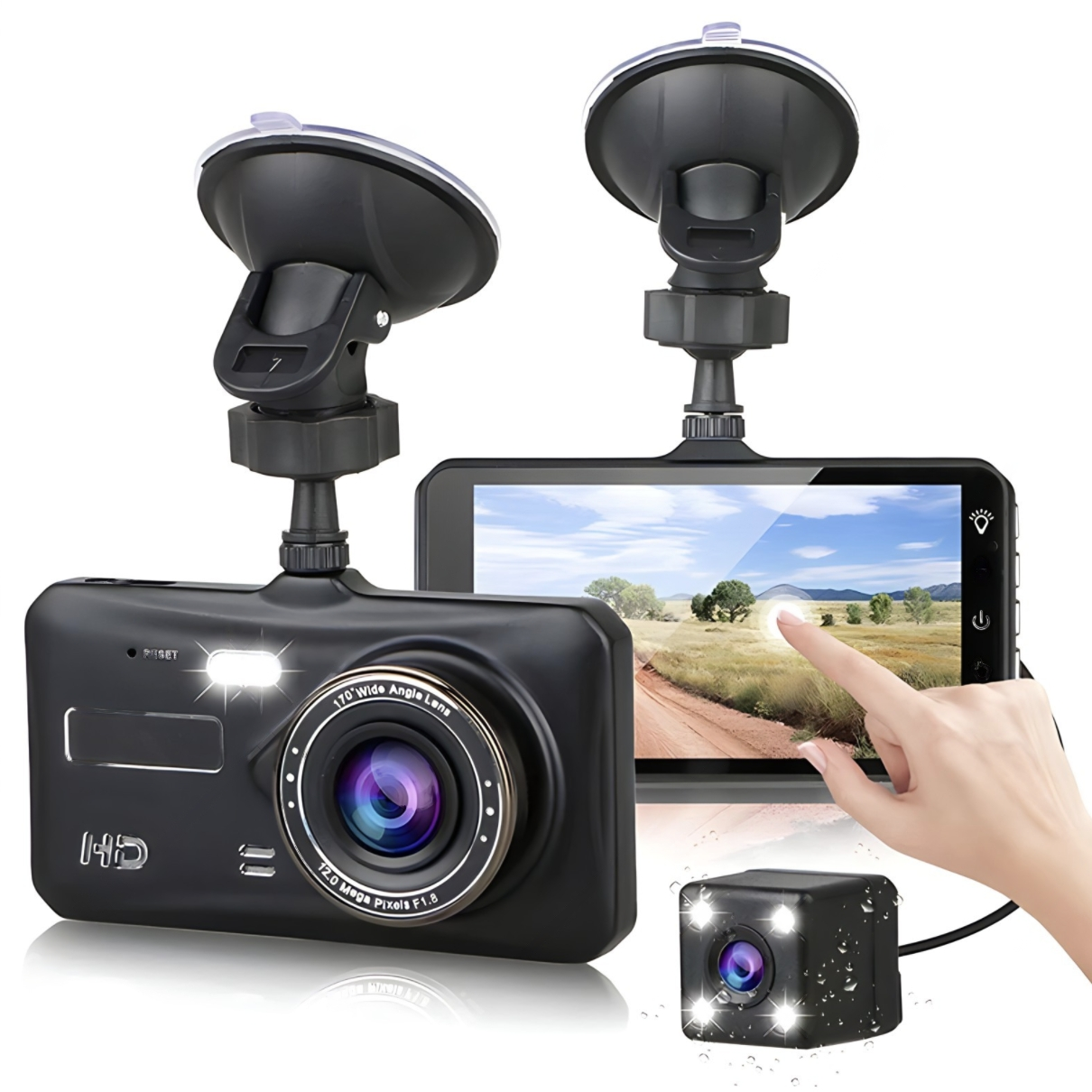 DriveSafeCam - Dual Dash Cam